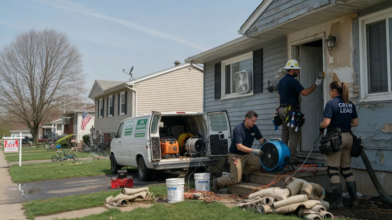 Flood Cleanup in Okemos, MI near me